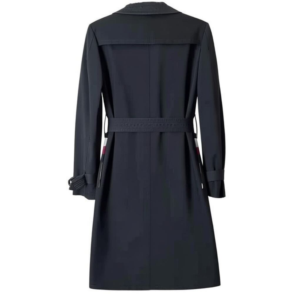 Coach 1941 Trench Coat Collared XS Navy Timeless Style - Picture 6 of 10